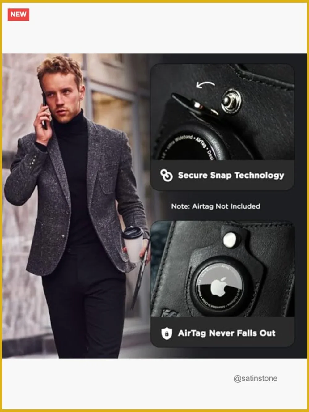 RFID Blocking Slim Bifold Wallet with Money Clip Genuine Leather